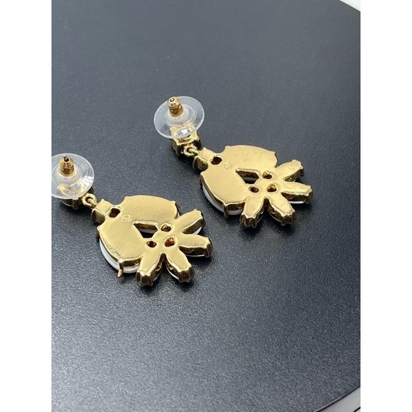 Kate Spade Bungalow Bouquet Cluster Mother Of Pearl Earrings Necklace Set - Picture 16 of 16